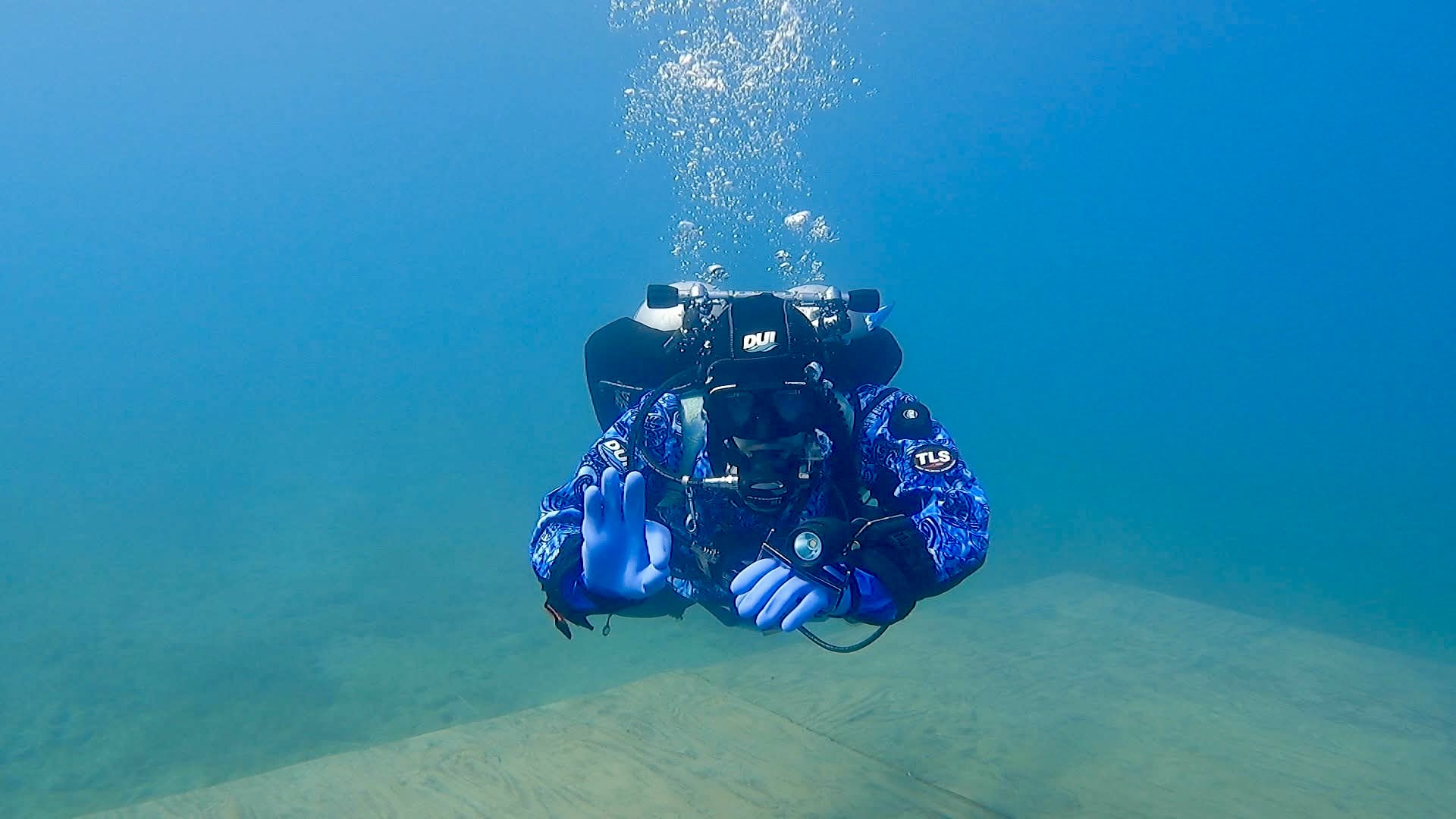 Technical diving training